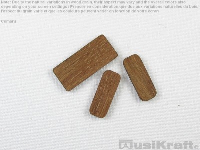 Cumaru wood inserts (set)